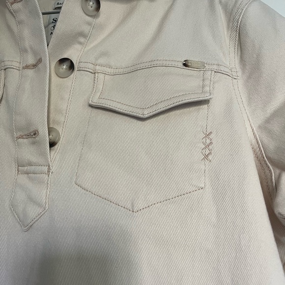 Scotch & Sode cream denim mini dress - Picture 4 of 5